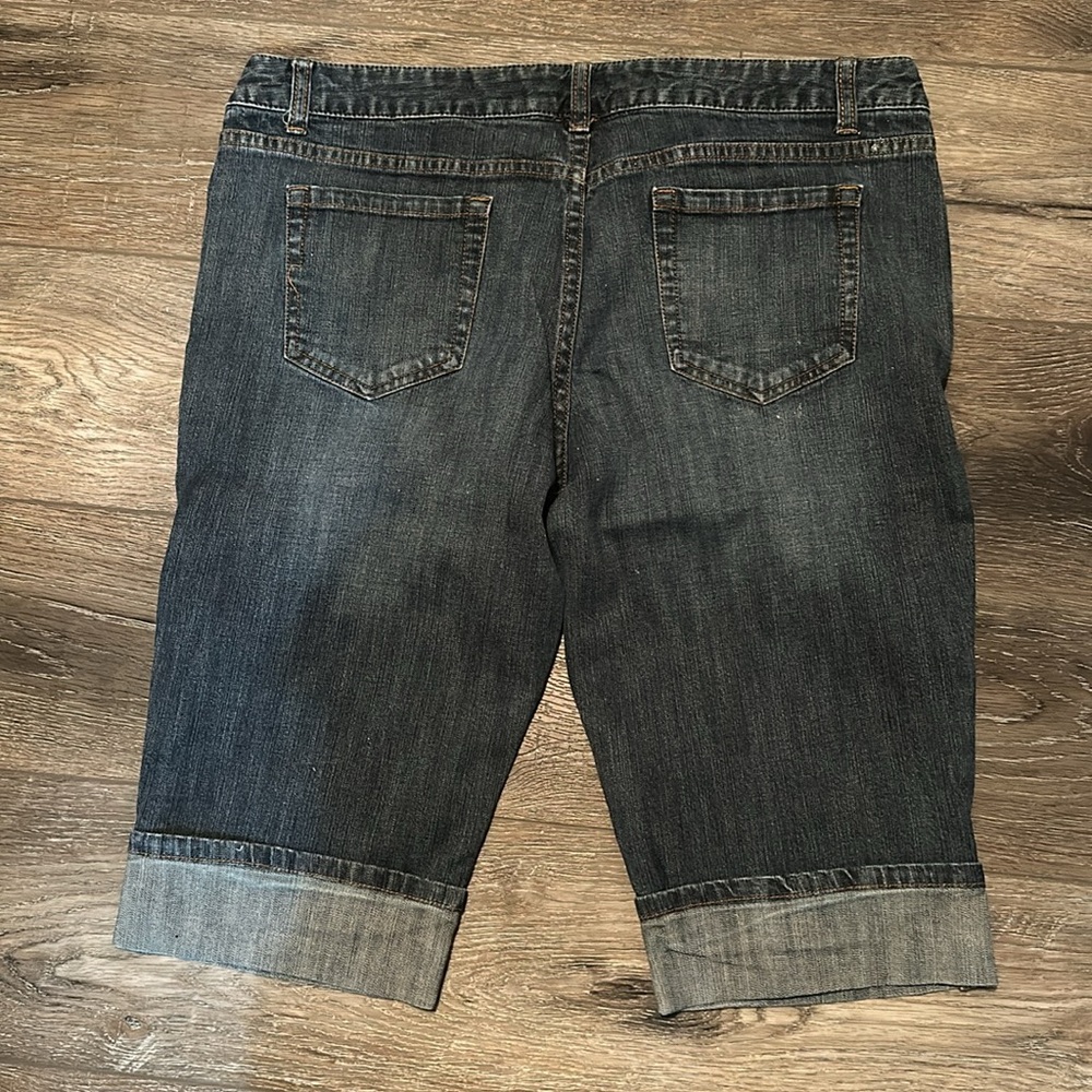 Long Jean Shorts - Picture 2 of 4